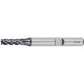 Holex HSS-Co8 Square End Mill, 4 mm Dia, TiAlN Coated 191590 4